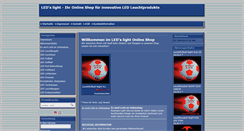 Desktop Screenshot of leds-light.de