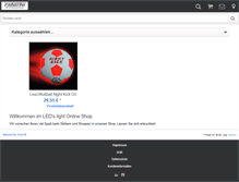 Tablet Screenshot of leds-light.de